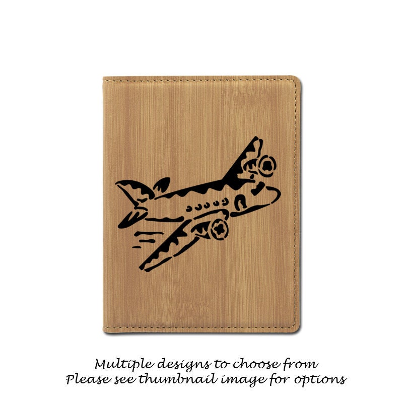 Passport Cover with your choice of Airplane Design Aviation Etsy 日本