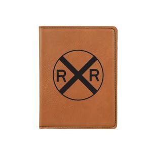 Passport Cover with your choice Train Design | Train Passport Cover | Railroad Crossing Passport Cover