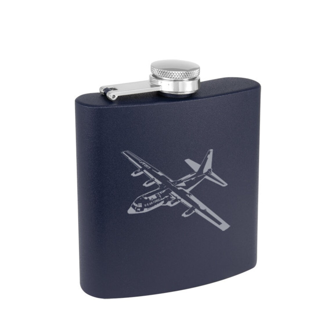 Stainless Steel Flask With Your Choice of Military Aircraft Etsy
