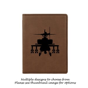 Passport Cover with your choice of Helicopter Design | Helicopter Passport | Pilot Passport | Aviation Passport Cover