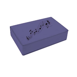Music Leatherette Flask Gift Set with your choice of Music Design | Music Flask Gift Set