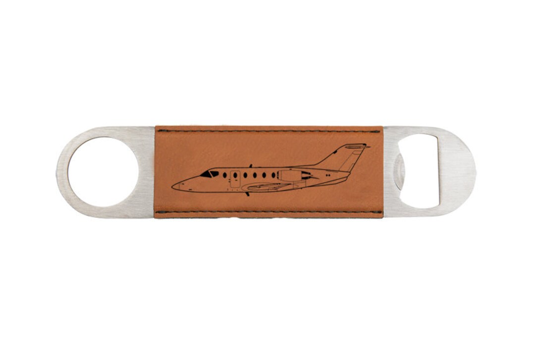 Engraved Bottle Opener With Your Choice of Airplane Design Aviation