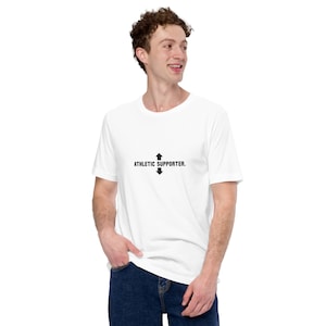 Athletic Supporter T-shirt, Jockstrap Humor, Short-Sleeve Men&#39;s Unisex T-shirt, LGBQT Friendly Tees, Men&#39;s Graphic Tees (light version)