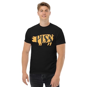 Piss Pig Gay Hanky Code Gay Pride T-shirt for Men, LGBTQ+ Pride Wear, Piss Humor, Classic Fit Men&#39;s Tee