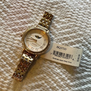 Fossil Watch-Jacqueline Sun Moon Multifunction Rose Gold-Tone Stainless Steel Watch