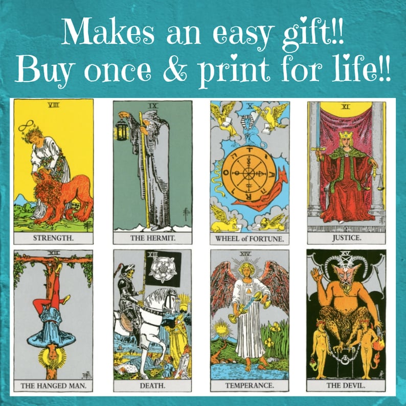 Tarot Card Deck Major Arcana Only Rider Waite Smith Tarot