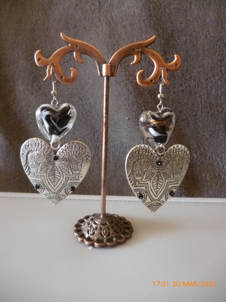 Earrings my ethnic hearts