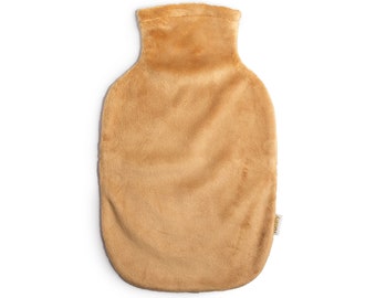 Cubierta de felpa de la botella de agua caliente