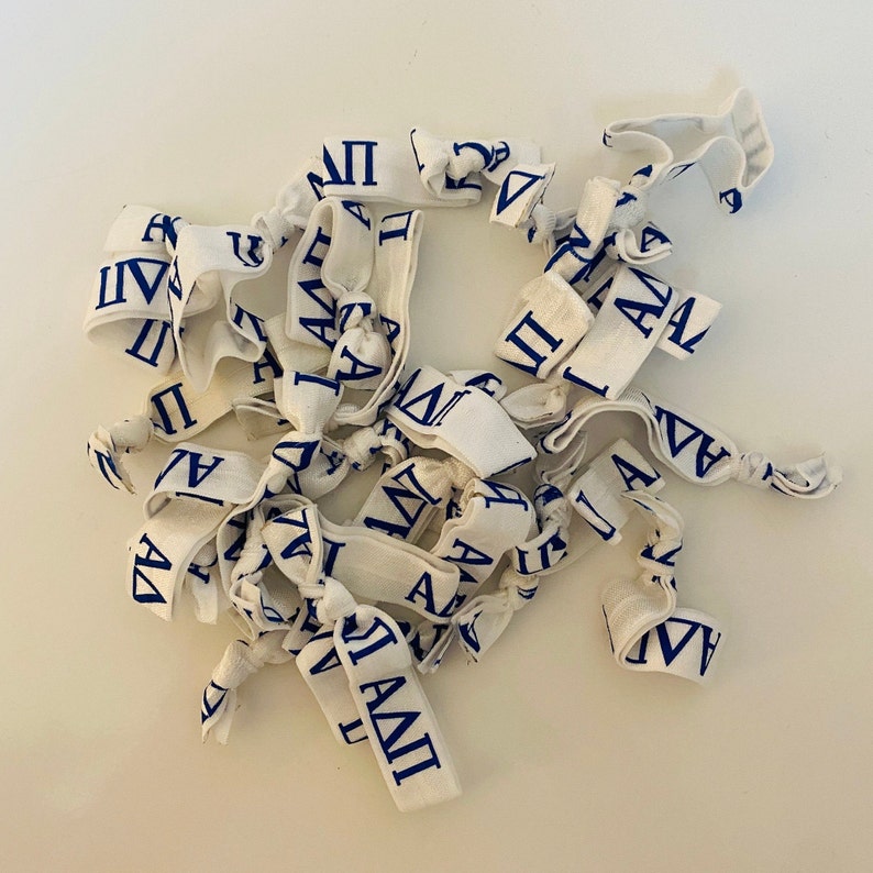 Alpha Delta Pi Elastic Hair Ties Bands