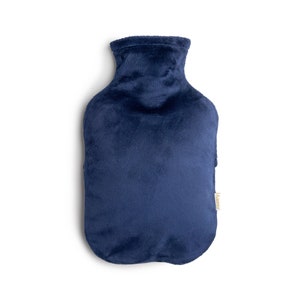 Hot Water Bottle with Plush Cover