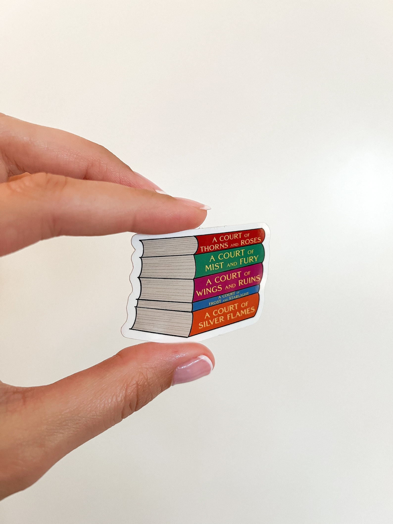 ACOTAR Book Stack Sticker - Etsy