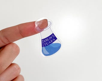 Tamlin’s tears acotar translucent sticker
