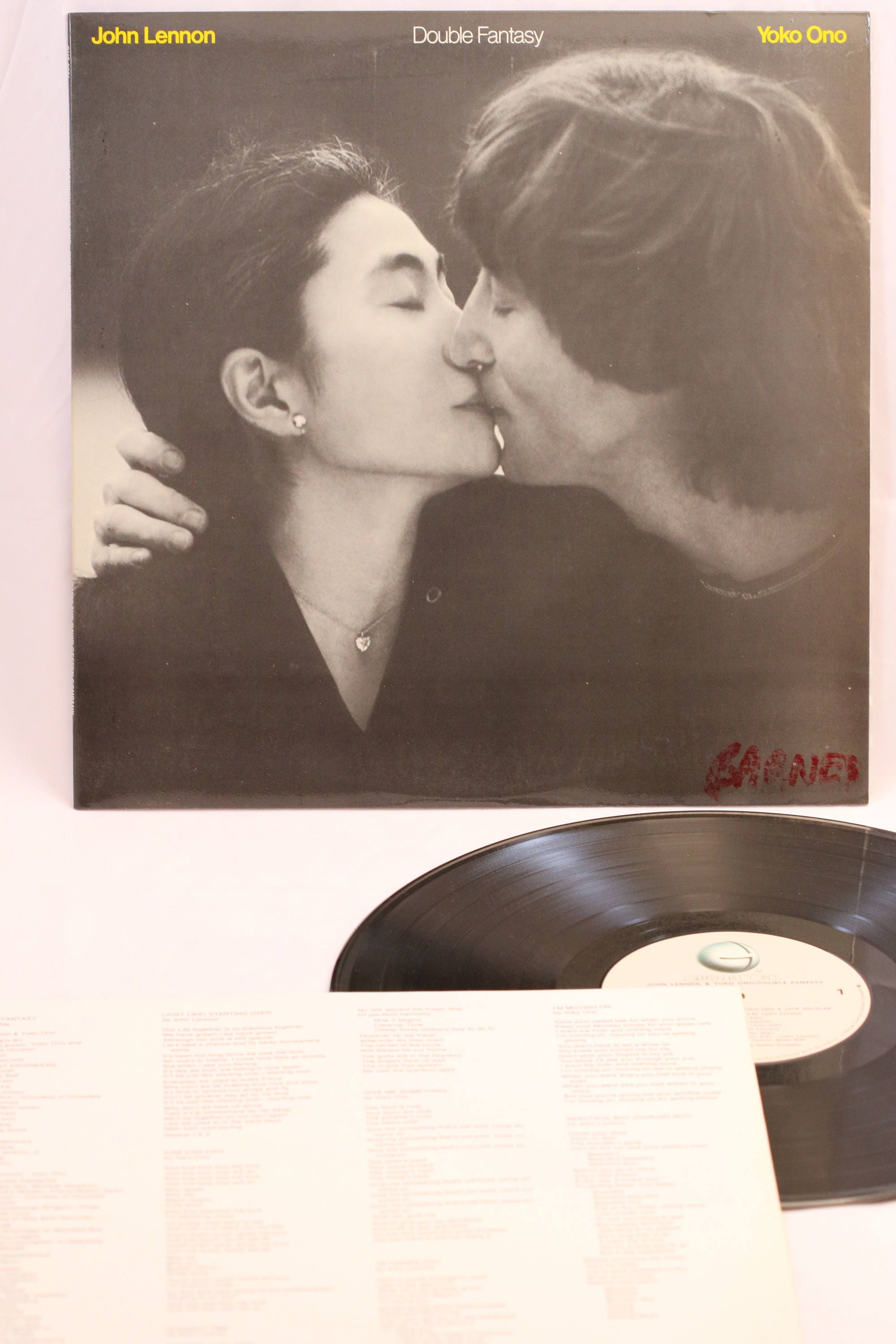John Lennon Yoko Ono Double Fantasy 1980 Geffen Vinyl 12