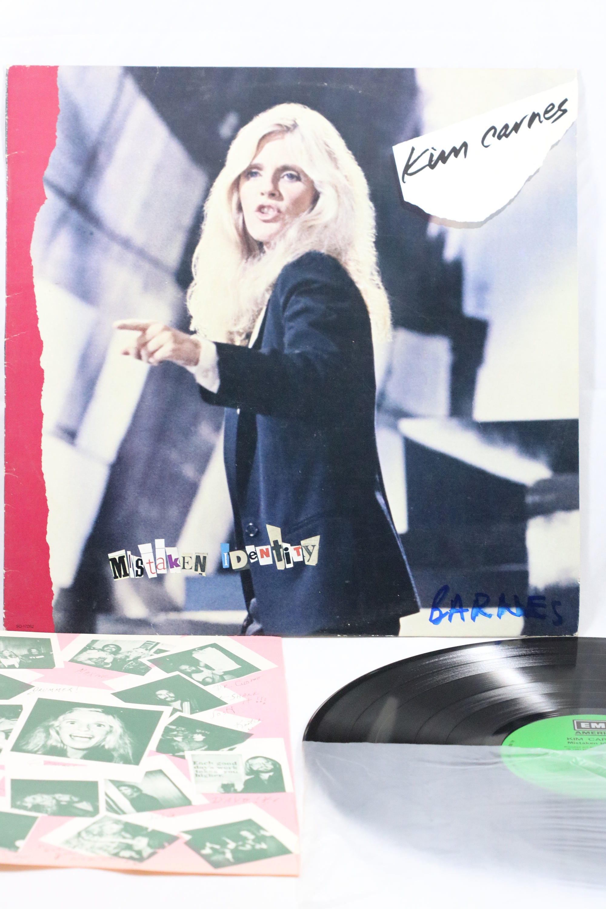 Kim Carnes Mistaken Identity 1981 EMI Vinyl 12