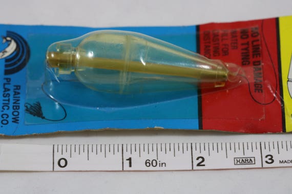 Vintage AJUSTA BUBBLE Fly Fishing Spin Casting Weight Float Sinker AB-1B  1/4 Oz. Clear -  Canada