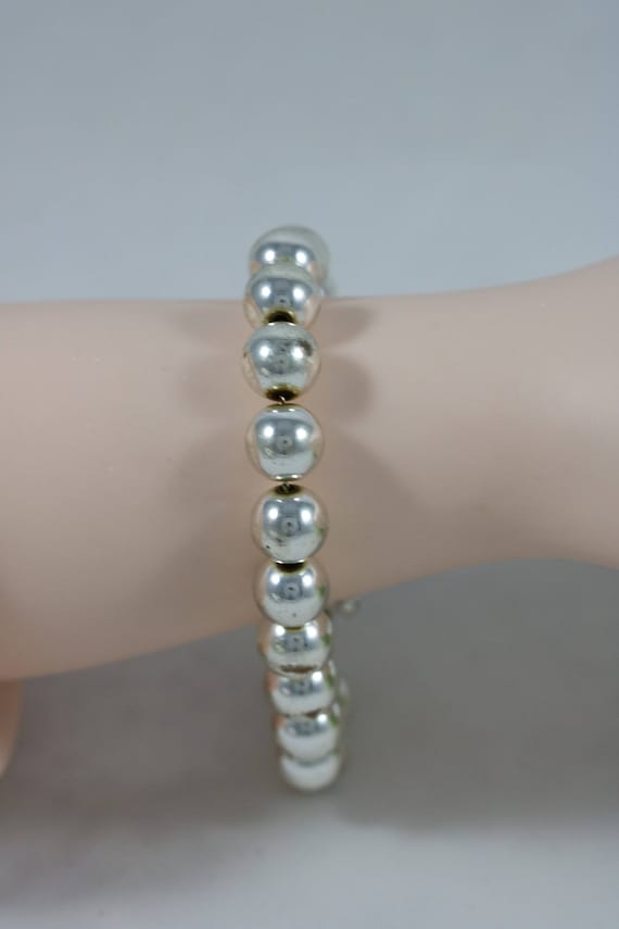 Ralph lauren silver bead best sale bracelet