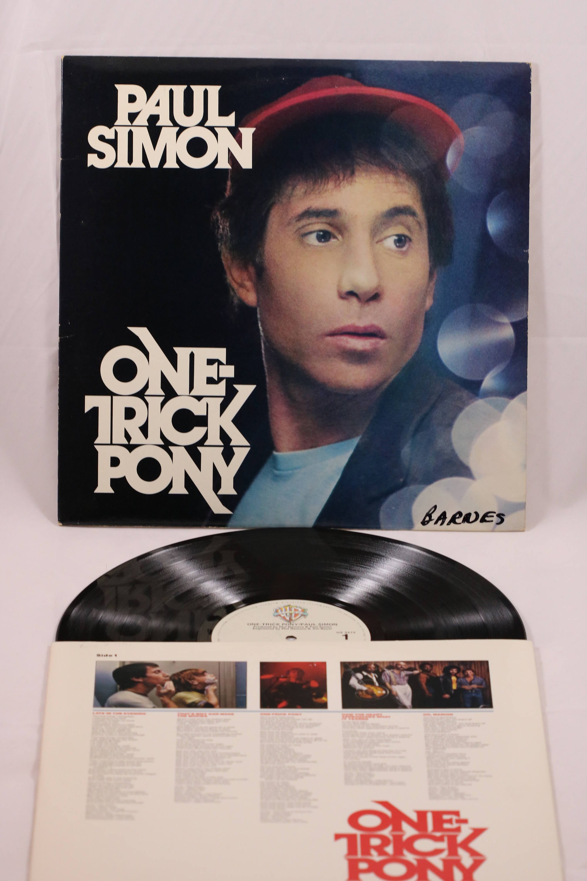 Paul Simon LP レコード Paul Simon One Trick Pony 1980 Warner Brothers WB Vinyl 12