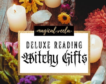 Witchy Gifts Reading Witch Tarot Reading Witchy Gifts Oracle Reading Psychic Lightworker Biz Reading Clairvoyant Witch Magical Veela DELUXE