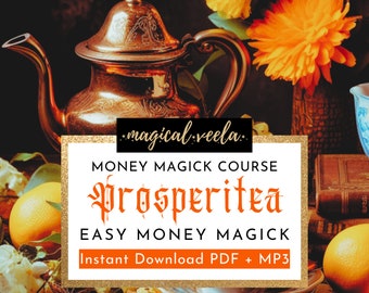 Money Magick Course Easy Money Magick Money Spells Money Witchcraft Class Instant Download Audio MP3 + PDF Guide Money Magic Spells Training