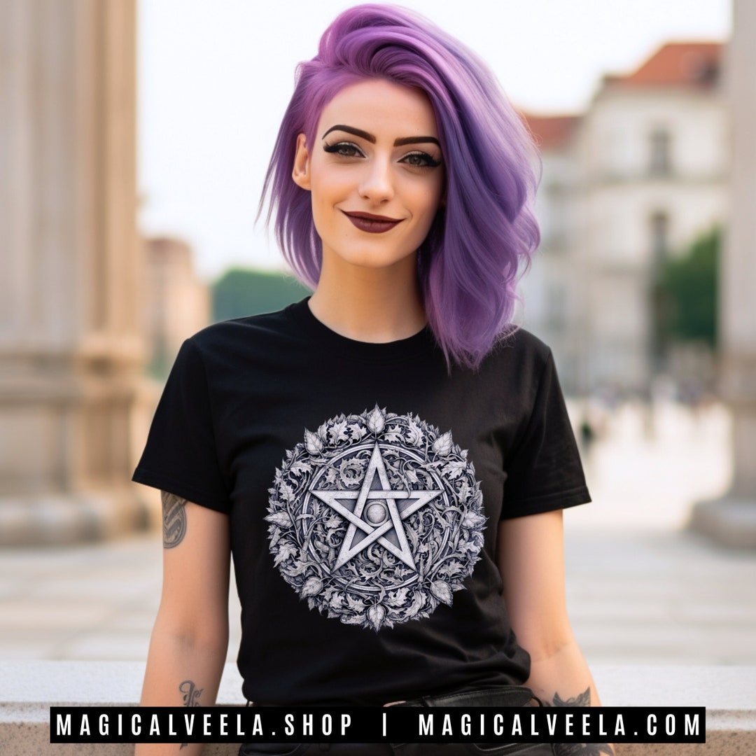 Cropped Witch Pentagram Sweatshirt