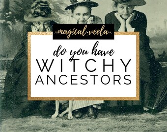 Do You Have Witchy Ancestors? | Psychic Tarot Reading | Same Day Witchy Ancestor or Past Life Reading by Clairvoyant Witch Magical Veela