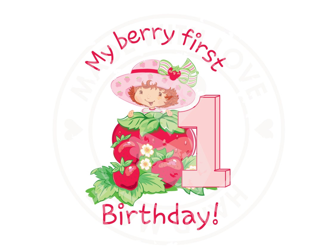 Berry first birthday png etsy