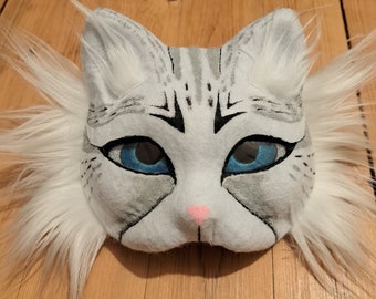 Therian Mask, Therian cat, purple, Free shipping, cat mask