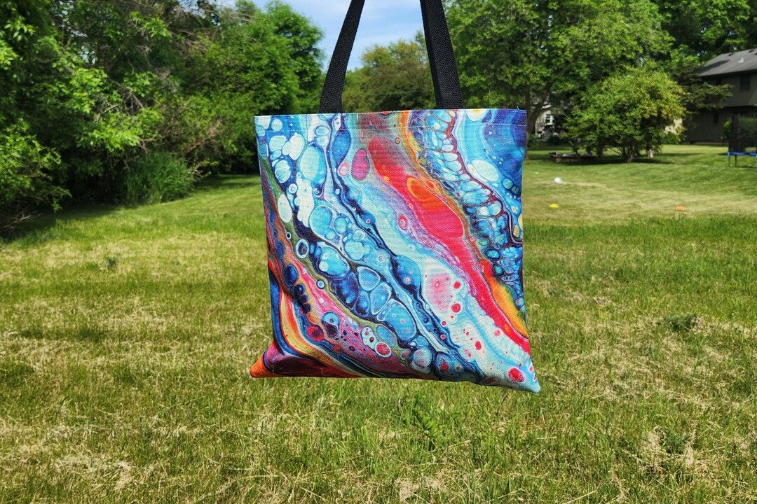 Tote Bag Art Print on Shopping Bag for Art Lovers Reusable Bag Artsy