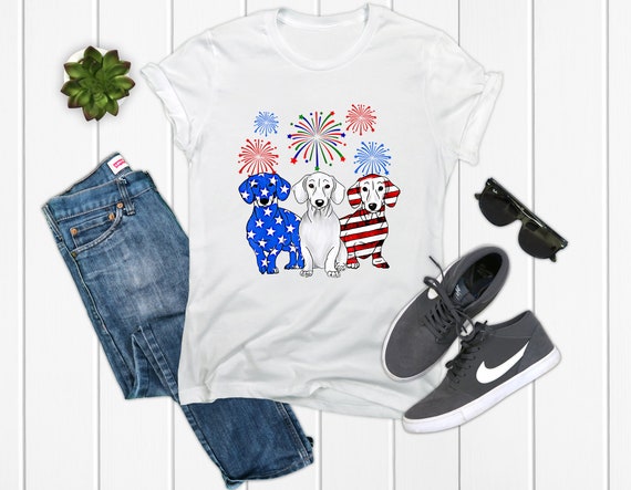 4th of July Shirt Dog Shirt Funny 4th of July Shirt America | Etsy