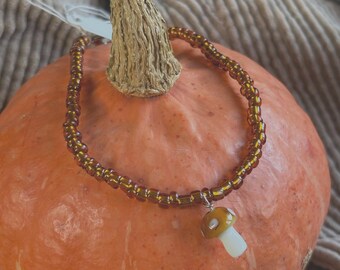 Pulsera/tobillera con forma de hongo