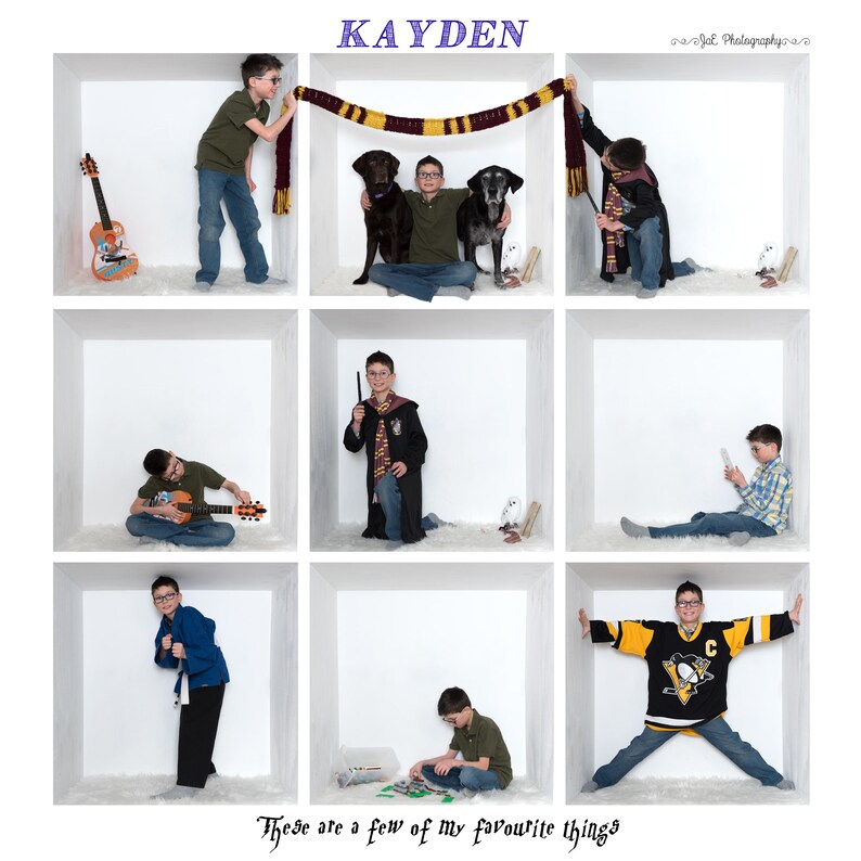 In the box Photography TEMPLATE 9 Box for your collage Etsy España