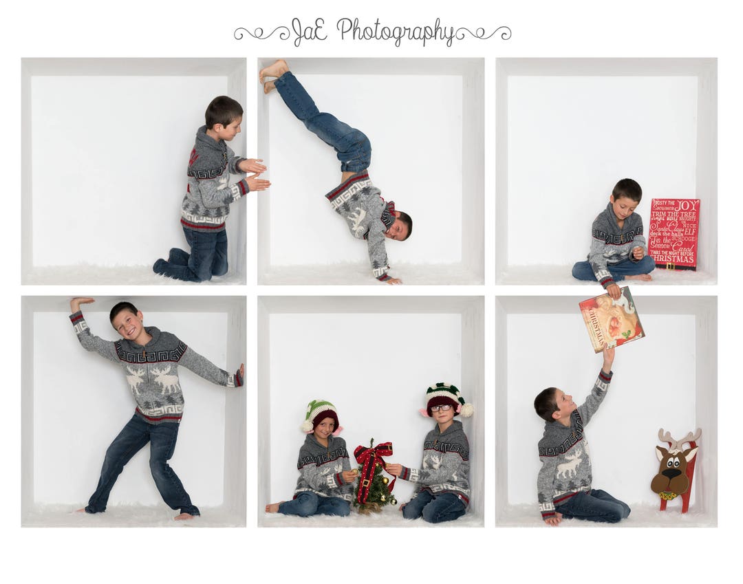 BOX Photography TEMPLATE 6 Box Template 3 Sizes in the Box Photo Etsy