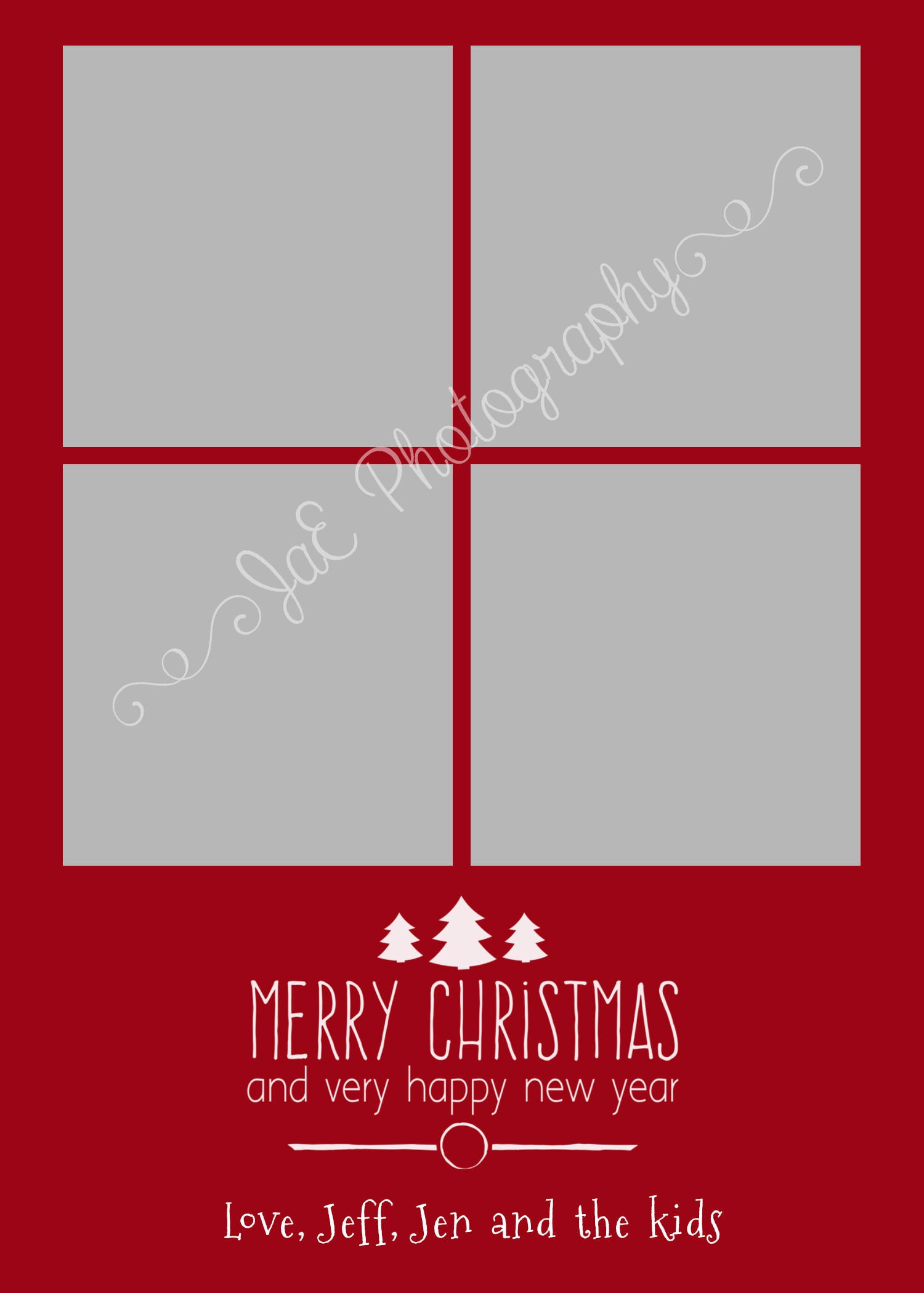 Christmas Card Overlay 