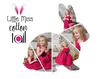 Easter Photoshop Templates for images (with French Option)-  Easter Bunny - Advertising or collage