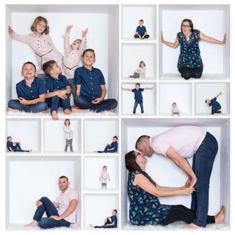 In the Box Photography Template Collage 14 Boxes Etsy UK