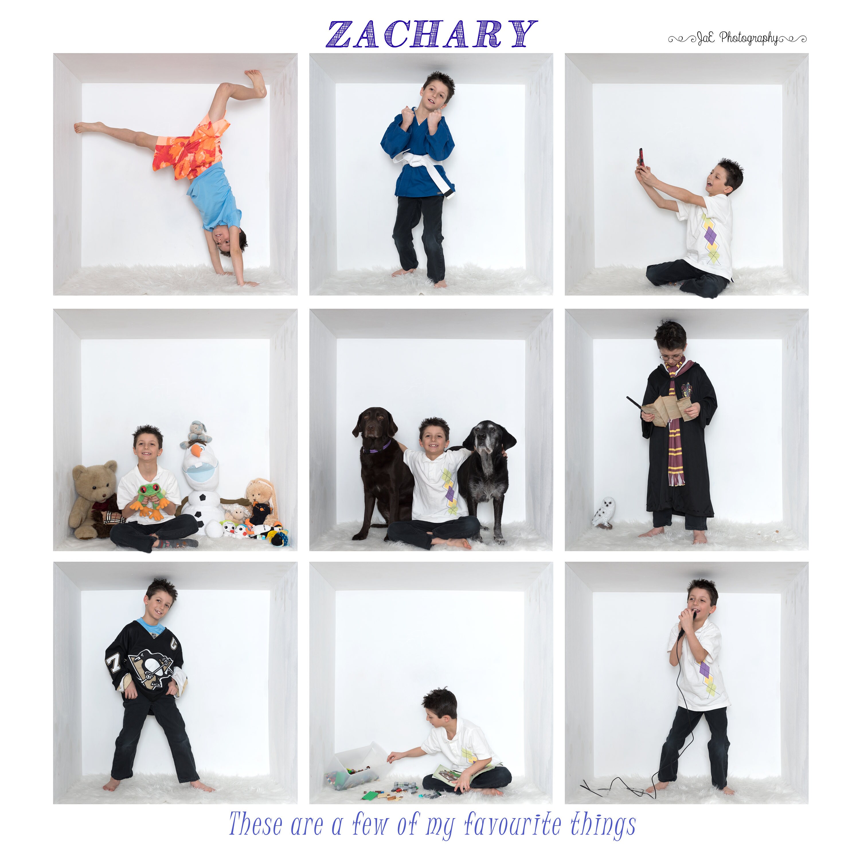 In the Box Photography TEMPLATE 9 Box for Your Collage Etsy