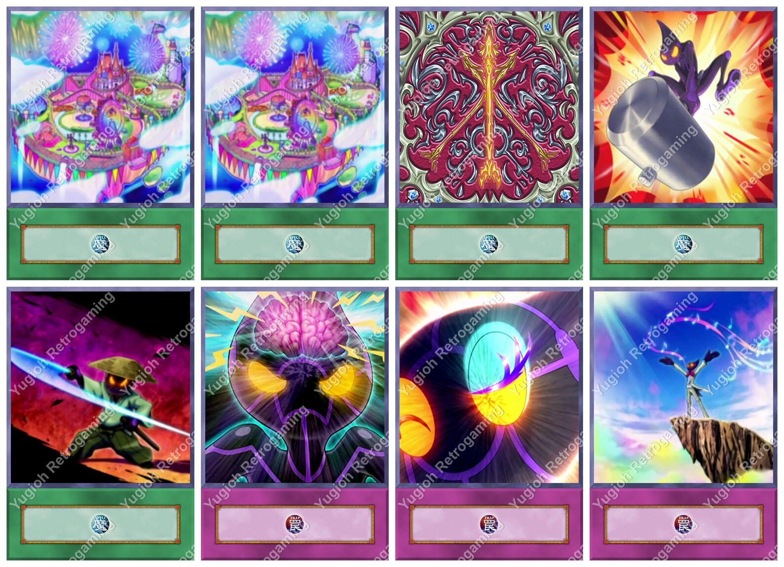 Yugioh Orica VRAINS AI Darkness Ignis Deck 43 Customized Etsy