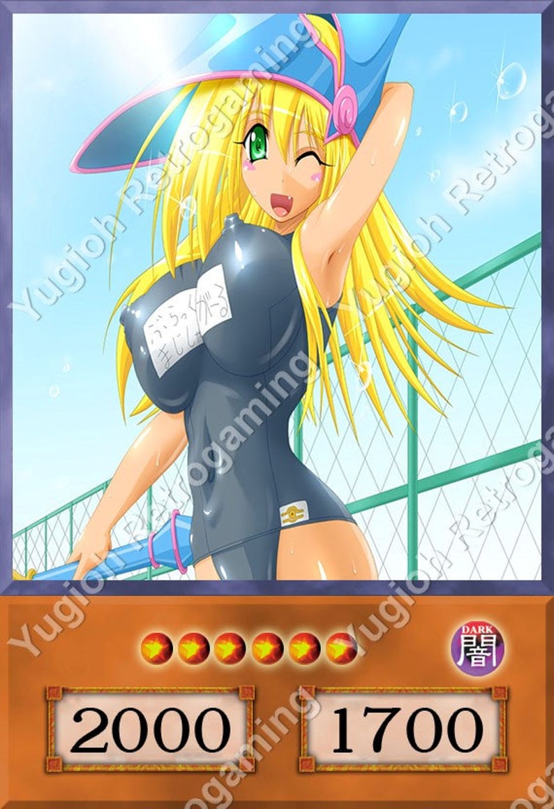 Yugioh Orica Sexy Dark Magician Girl 8 Cards Set 6 Etsy 