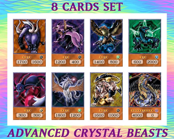 Yugioh Orica Advanced Crystal Beasts 8 Customized Cards Etsy Yugioh Orica Advanced Crystal Beasts 8 Customized Cards Etsy