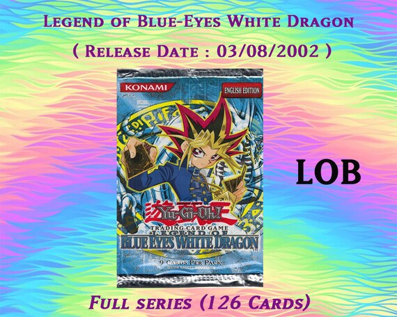 Yugioh Orica Legend Of Blue Eyes White Dragon Lob Full Etsy Yugioh Orica Legend Of Blue Eyes White Dragon Lob Full Etsy