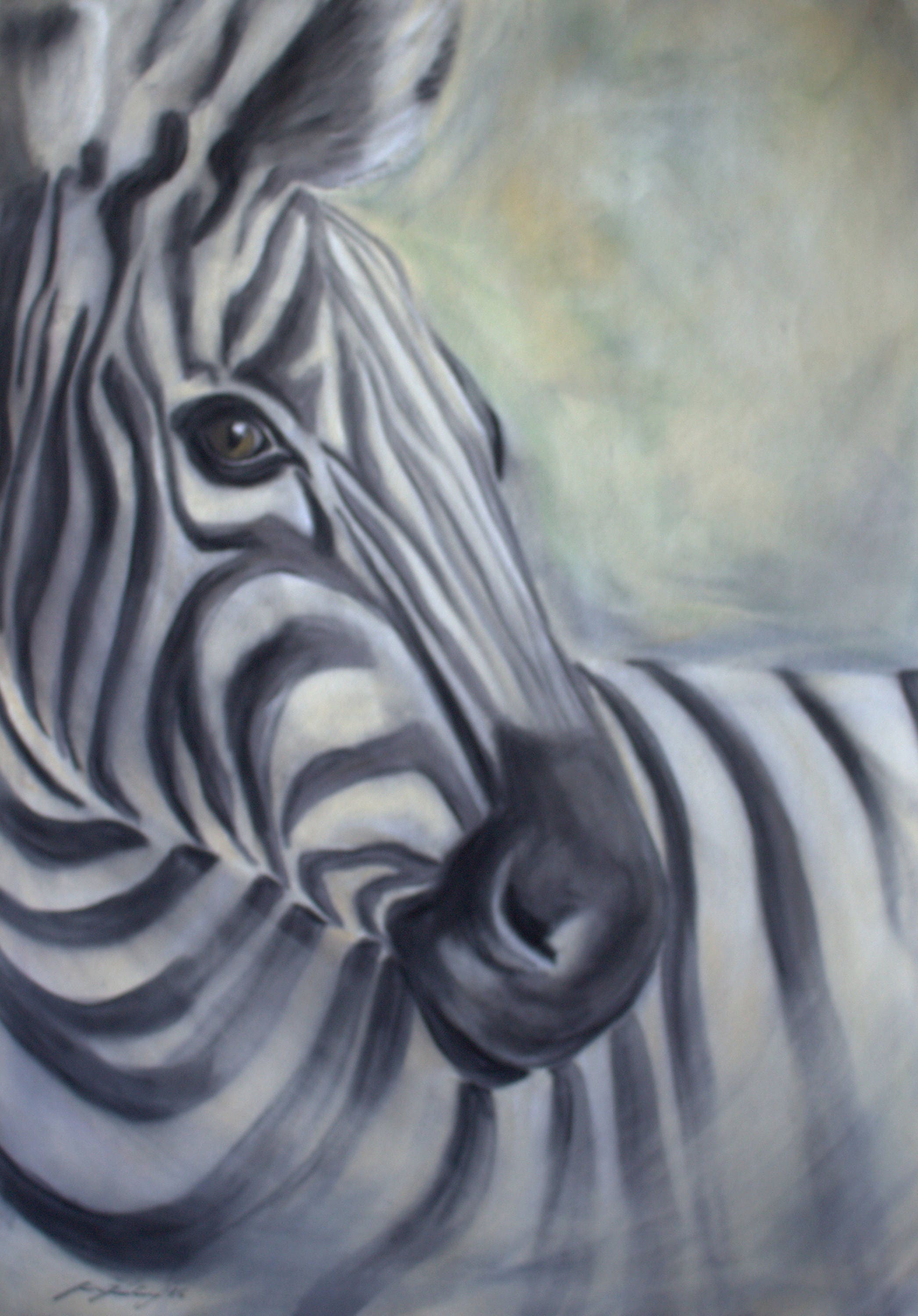Zebra Wall Art beautiful gift for Zebra lovers. Great Zebra art print