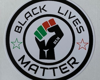 Black Lives Matter Fist Sticker