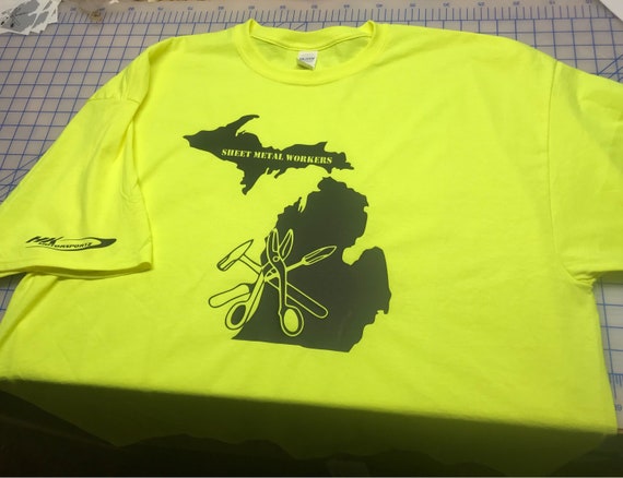 Sheet Metal Workers Michigan Tshirt, Michigan Welder, Welder Life,