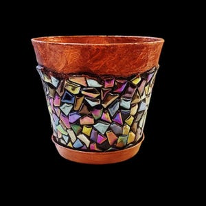 Maceta de mosaico / Maceta de mosaico / Decoración de plantas del suroeste / Maceta decorativa / Maceta de interior / Maceta de 6 pulgadas / Maceta pintada