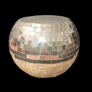 10” Handmade Disco Ball Planter