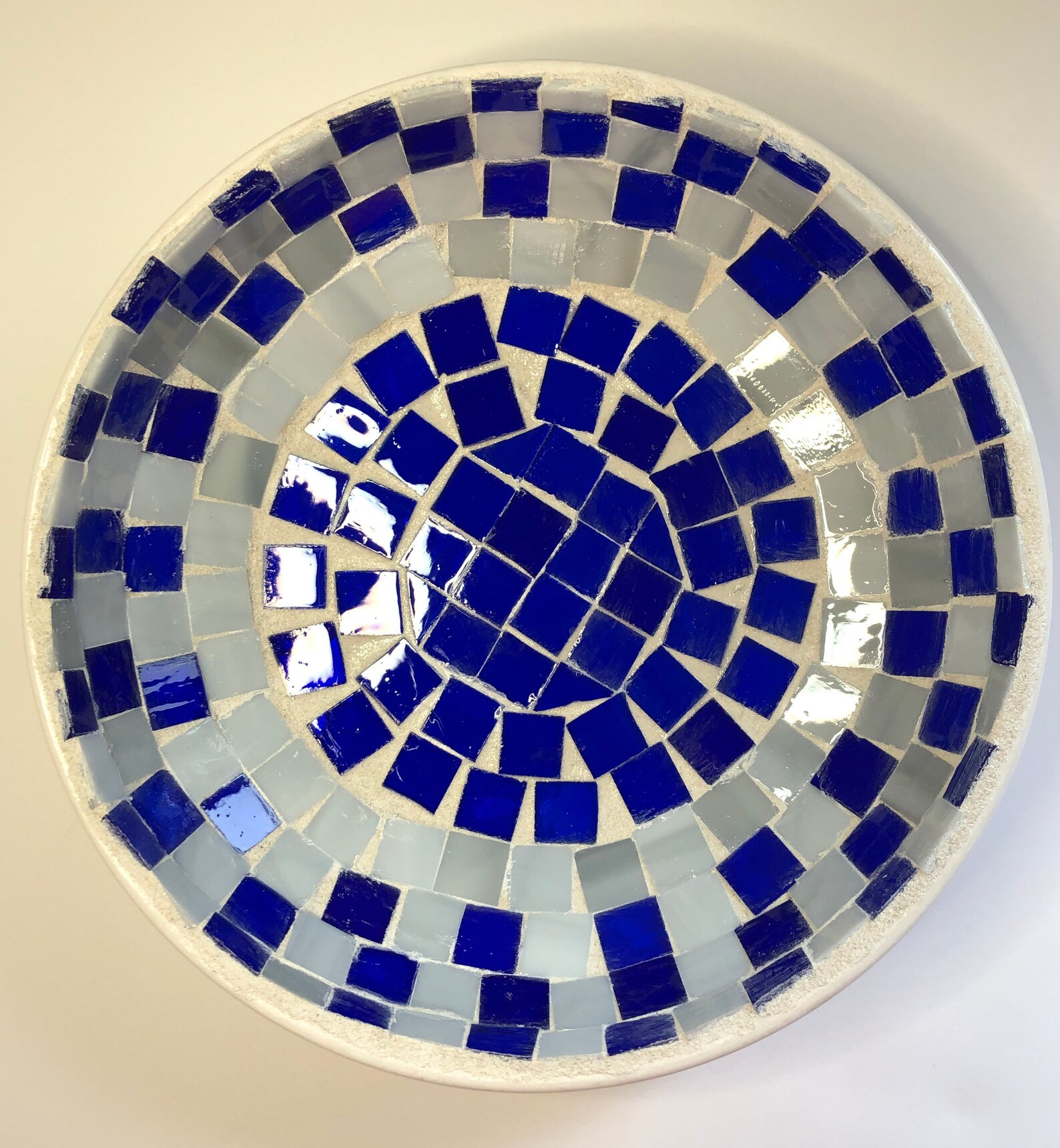 MOSAIC Bowl Stained Glass Bowl. Mosaic Glass Tiles. Display Etsy