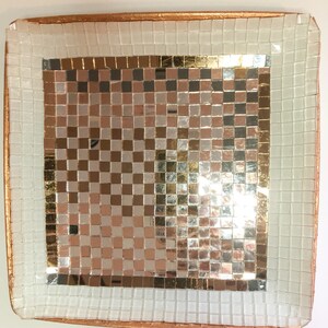 Decorative Square Gold Platter