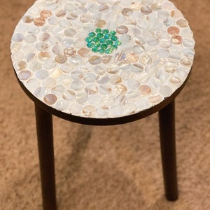 Tall Mother Of Pearl Plant Stand