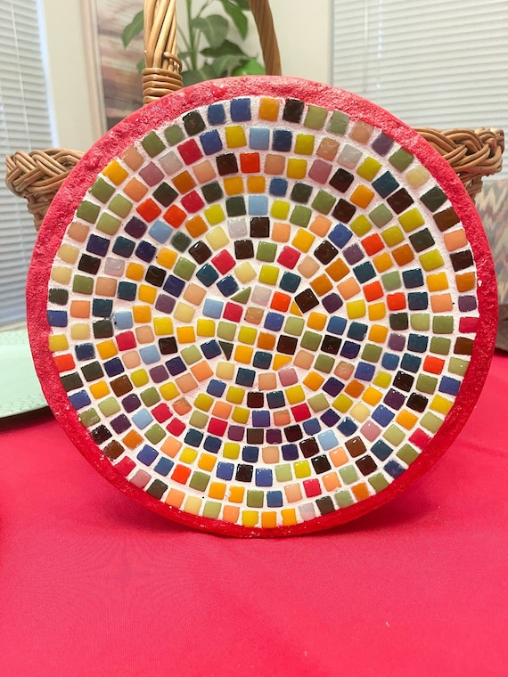 Rainbow Mosaic Decor - Etsy display picture 1