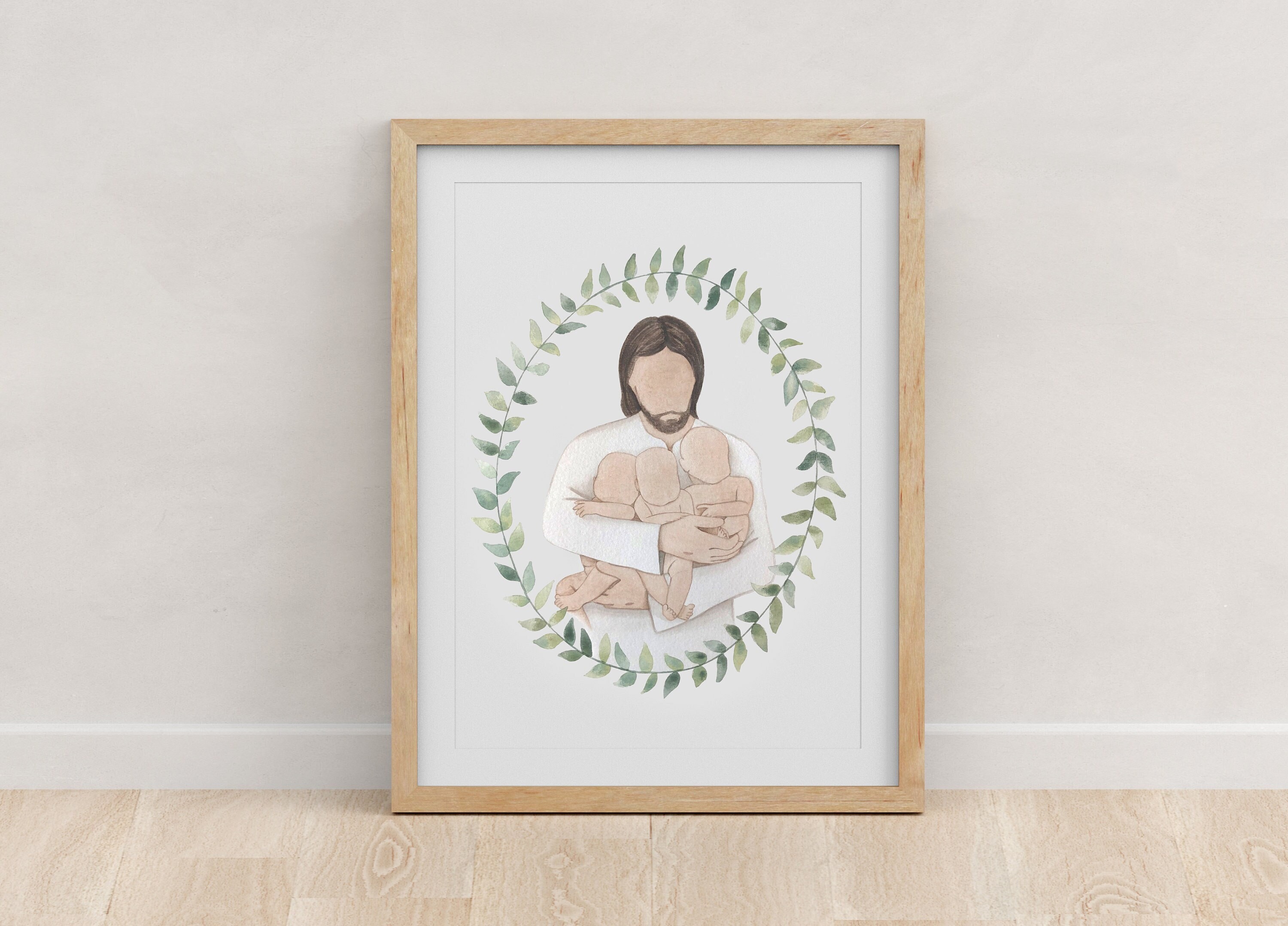 Christ Holding Triplets Gender Neutral Babies Miscarriage or